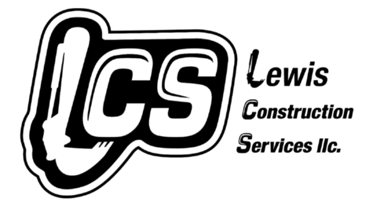 Logo of Level Construction Services with bold letters and shield design.